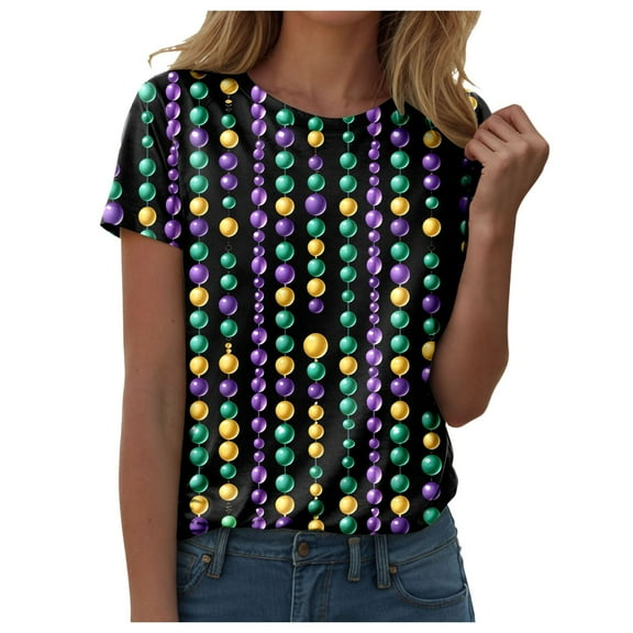 SHITINN Women's Round Neck T Shirt Graphic Short Sleeve Top Womens Tee Womens Tops Short Sleeve Summer Top