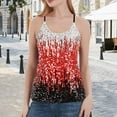 thumbnail image 1 of SHITINN Women's Sequin Tops Glitter Party Strappy Tank Top Baggy Top 1xl Tops for Women 2x Tops for Women plus Size 3x Womens Tops Cropped Exercise Top Compression Top Women Beaded V Neck Top Alien, 1 of 3