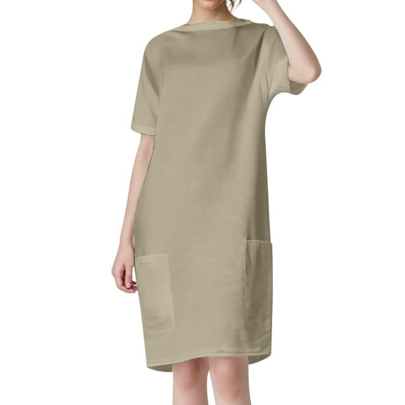 SHITINN Women's Short Sleeve Casual Pocket T Shirt Top Comfy Blend Tee for Daily Wear and Leisure Womens Tops Short Sleeve Womens Tshirt Womens Tops Summer