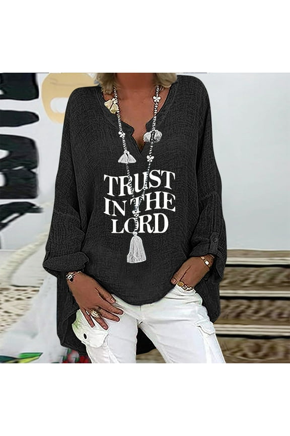 Womens T-Shirts Women's Summer Long Sleeved Fashionable Breathable Comfortable Long Tail Style Printed V Short Sleeve Tunic Tops for Women Loose Fitting Tops for Women