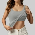 thumbnail image 1 of SHITINN Womens Tank Tops with Built In Bras 2025 Summer Casual Crew Neck Sleeveless Camisole Plus Size Padded Workout Tops Lace Top Women Adjustable Tops for Women Pack 4x Workout Clothes for Women, 1 of 4