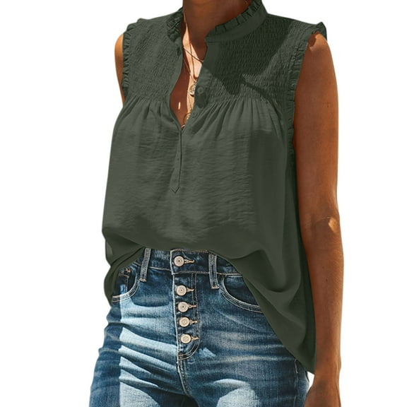 SHITINN Womens Tunic Tops Short Sleeve O Neck Polka Blouses Shirts Short Sleeve Tops Summer Top Women Shirt for Women