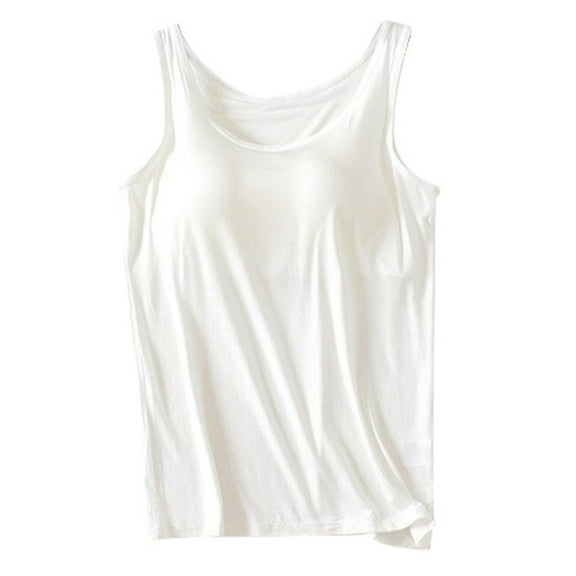 SHITINN Workout Set Baseball Mom Tops for Women Womens Tank Tops with Built In Bras 2025 Summer Casual Crew Neck Sleeveless Camisole Plus Size Padded Workout Tops