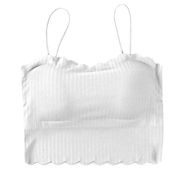 SHITINN plus Size Camisole Top Loose Women Beautiful Back Wavy Ice Silk Seamless Tube Top Underwear Women's Thin Exposure Sling Vest Wrapped In Chest.
