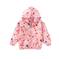 thumbnail image 1 of SHIWEN Kids Toddler Hooded Rain Jacket Lightweight Coats for Girls Print Water-Resistant Jacket for Spring Summer 3-8T, 1 of 10