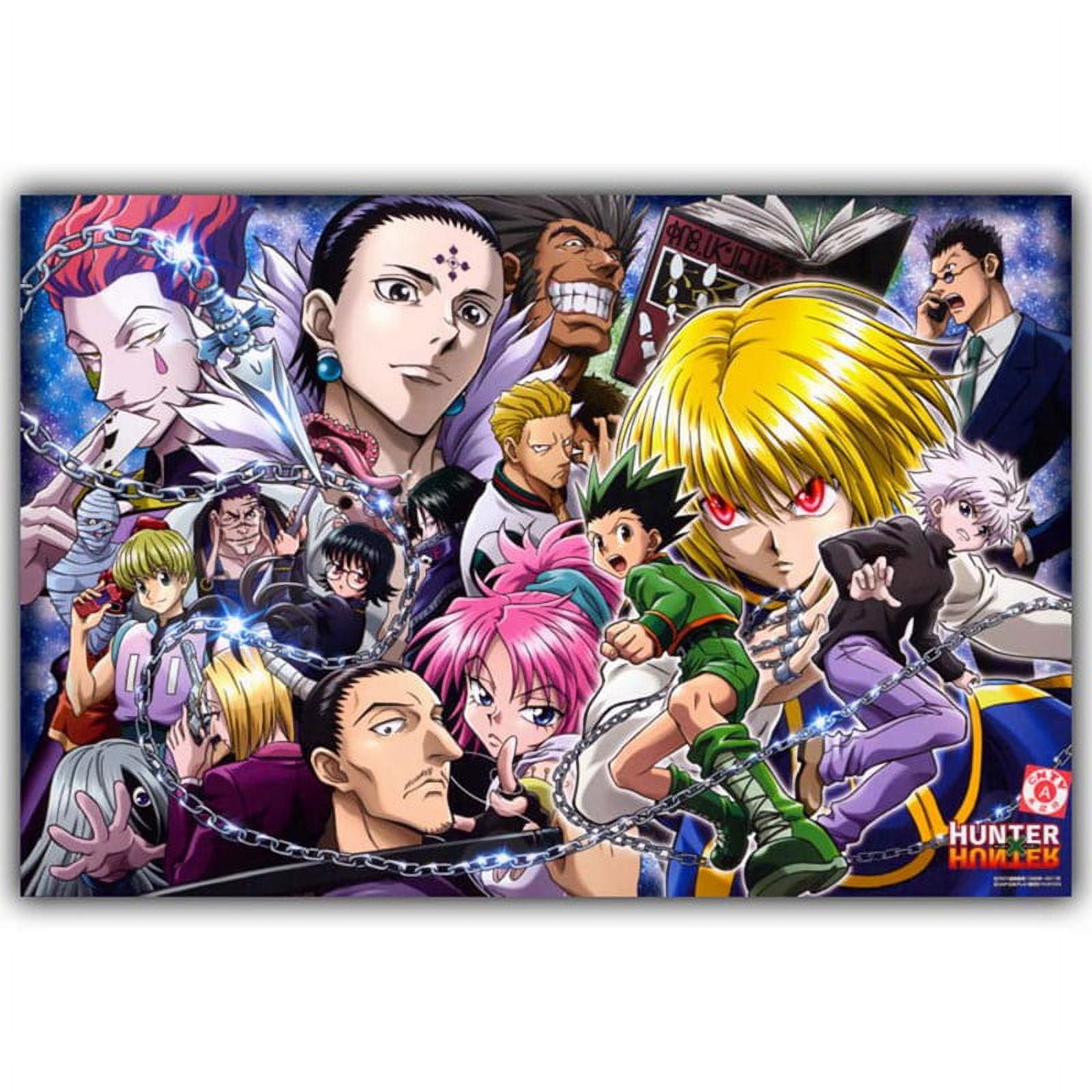 Estilo japonês retro anime poster hunter x hunter/meu herói  academia/família arte da parede decoração pintura kidroom arte o282 -  AliExpress