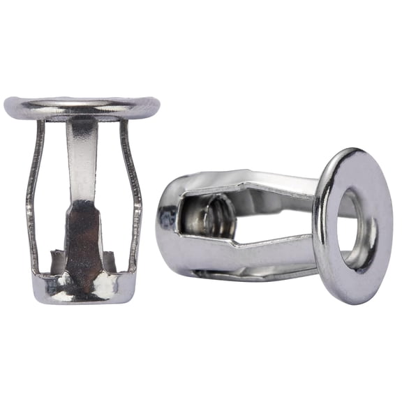 SHIYOU-10Pcs Stainless Steel M5 Jack Nut Threaded Insert Petal Nuts Nutserts Jacknut Srew Anchor Spider Rivnut Blind for Plastic Polywood Pressboard Hardboard