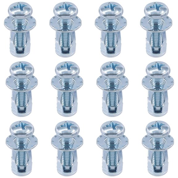 SHIYOU-12Pcs M6 x 25 Jack Nuts Petal Nuts Expansion Nut Thins Fixings Dowels with Screws Assembly for Hollow Wall Iron Skin Line Use in Thin Soft Wall (M6 x 25)