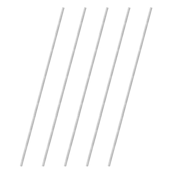 SHIYOU-5-Pack Fully Threaded Rod, M4x300mm 304 Stainless Steel Right Hand Thread Bar Studs for Furniture Anchor Bolts/Clamps/U-Bolts, Metric Threaded Screw