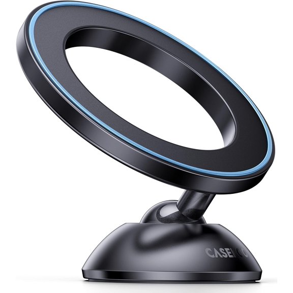 SHIYOU-Car Phone Holder, Innovative Magkoo Magnetic Car Mount Smaller Simpler and More Convenient, Compatible with Magsafe 360 Rotatable Fits All Phones & Cases, Luminous Version