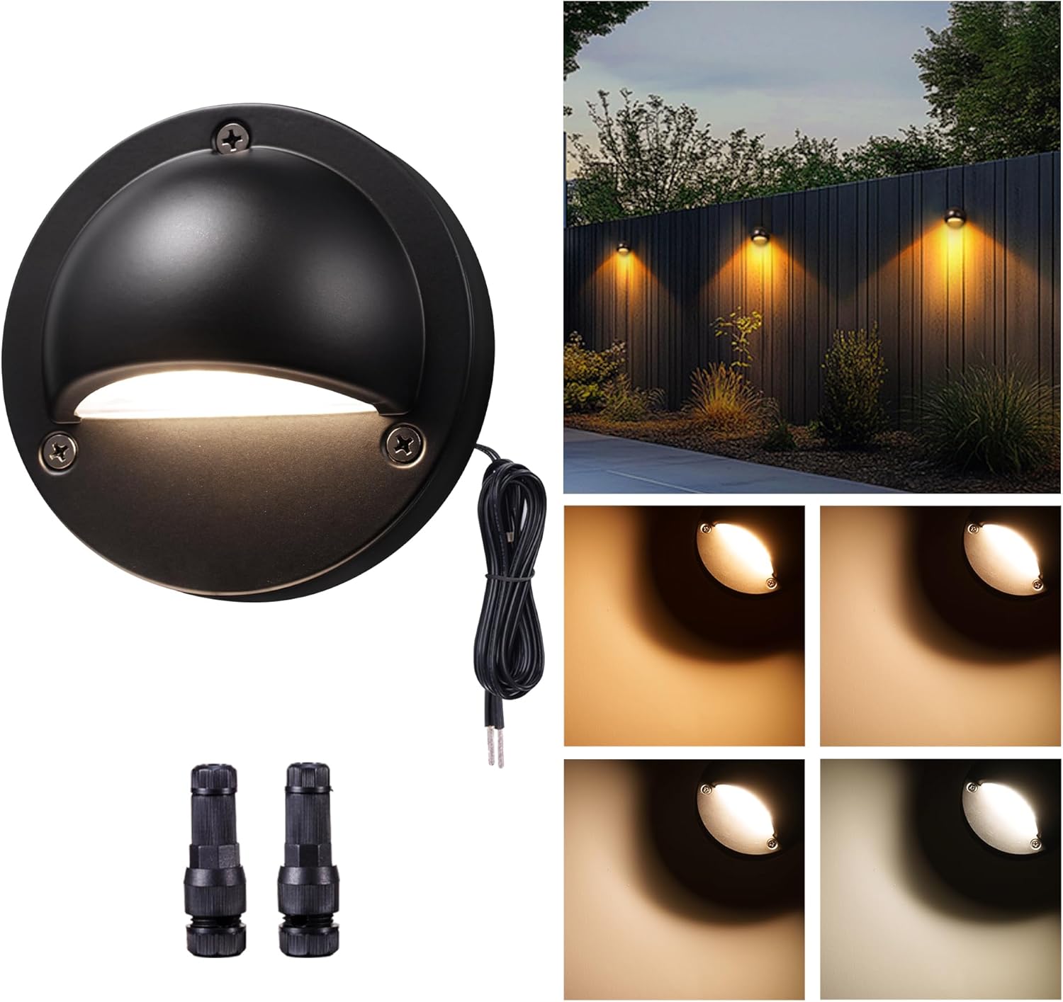SHIYOU-Low Voltage Deck Light - 12V LED Step Light Outdoor, 2700K/3000K ...