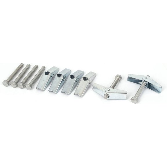 SHIYOU-M6 Thread Spring Wing Toggle Hollow Plasterboard Wall Anchor Bolts 6 Pcs
