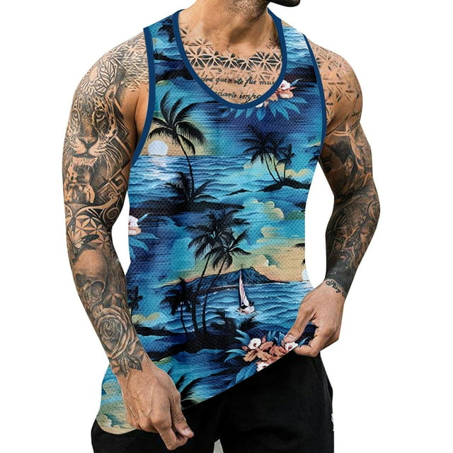 SHIYULEN Day Prime Deals today 2024 Mens Tank 2024 Mens Singlet Mens