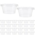 thumbnail image 1 of SHIYUU 100 Clear Portion Cups with Lids for Condiments and Sauces, 1 of 7