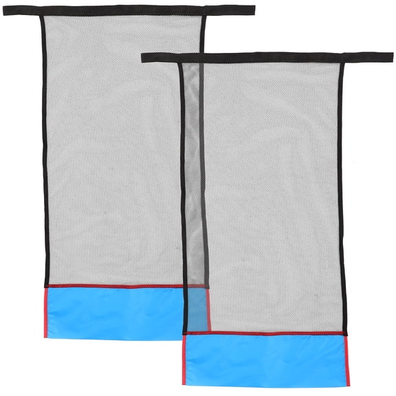 HINTRMENT Pool Accessory Swimming Net Chair Black Comfortable 2Pcs 32.3X18.1X0.1in