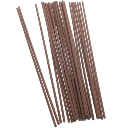 SHIYUU 30 Wood Rattan Reed Sticks for Essential Oil Diffuser - Coffee Scent