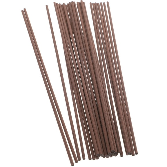 SHIYUU 30 Wood Rattan Reed Sticks for Essential Oil Diffuser - Coffee Scent