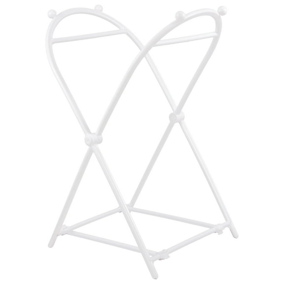 SHIYUU Plastic Hanging Trash Bag Holder for Kitchen and Grocery Bags (White)