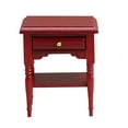 thumbnail image 1 of SHIYUU Vintage Wooden Bedside Table: Mini Nightstand Furniture, 1 of 7