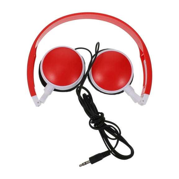 SHIYUU Wireless Kids Headset On Ear Foldable Stereo Headphones Red