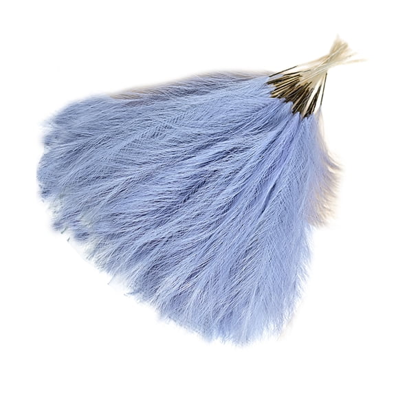 SHJHENG 10 Pcs Artificial Pampas Grass Decor, Fluffy Fake Reed Plumes, Natural Texture Dried Grass for Home Wedding Party, Office Shelf & Table Centerpiece