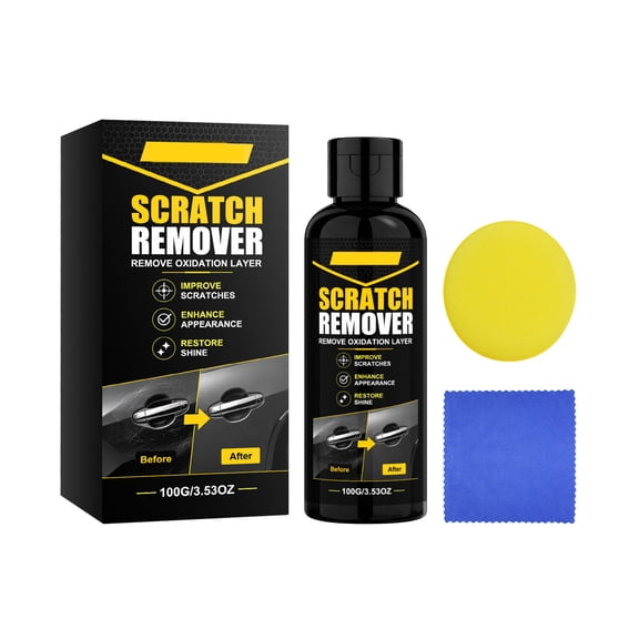SHJHENG Automobile Scratch Removal Set Grinding Desalination Scratch Brightening Protective Paint Cloth Car Scratch Removal Kit