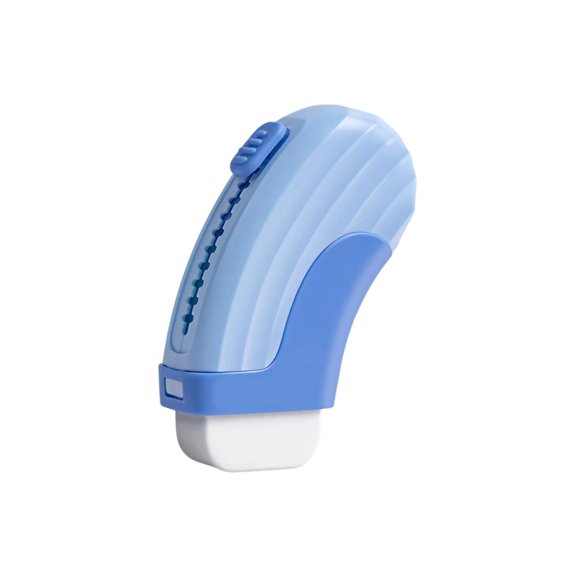 SHJHENG Curved Retractable Push Eraser Non-slide Slide Lock Shape TPE Pencil Eraser For Student Writing