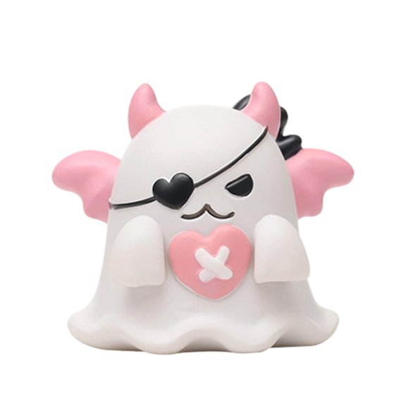 SHJHENG Cute Ghost Figurine Halloween Ghost Table Decorations Mini Resin Ghost Statue Desktop OrnamentSpooky Ghost Figurine For Home Room Office Desk Hallo