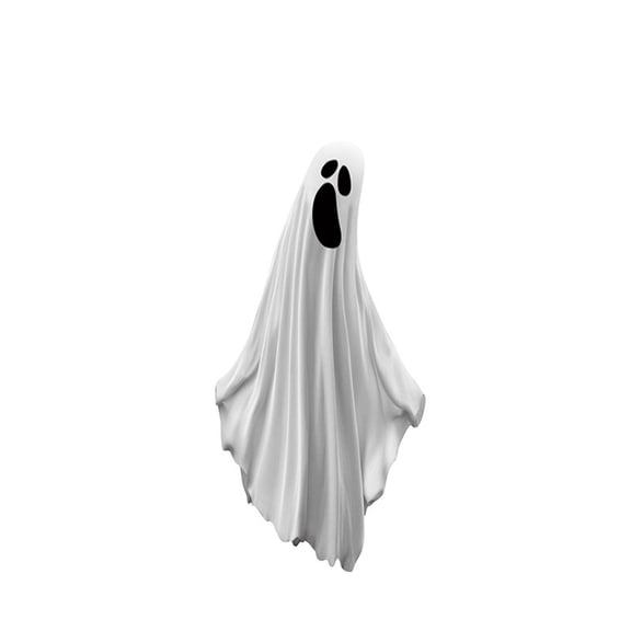 SHJHENG Halloween Ghost Wall Stickers Spooky Sheet Ghost With Pumpkin Candle Decals Removable Vinyl Wall Decals For Home Mirror Living Room Bedroom Decor