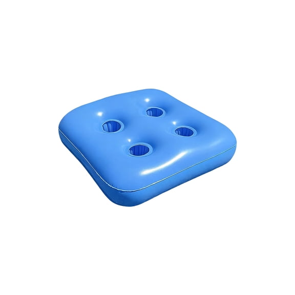 SHJHENG Inflatable Drink For Pool Cup Floating Beverage Tray With Snack Storage Thickened PVC Pool Bar For Swimming Pool Beach Hot Tub