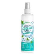 SHJHENG Instant Cooling Spray 100ml   Ice Mint Body Mist for Hot Flashes, Sports, and Summer Relief, Quick-Dry Refreshing Formula for Skin and Clothing