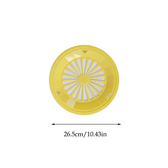 SHJHENG Plastic Round Hollow Basket Basket Outdoor Picnic Food Placement Plates Barbecue Plates Holders Storage Basket
