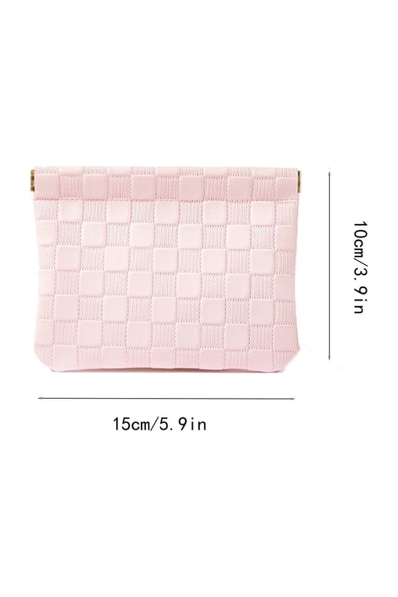 Small Makeup Bag for Purse, Waterproof & Portable Mini Cosmetic Bags for Women, Coin Purse Organizer, Lipstick Cosmetic Accessories Organizer, Small Travel Kit Storage Pouch
