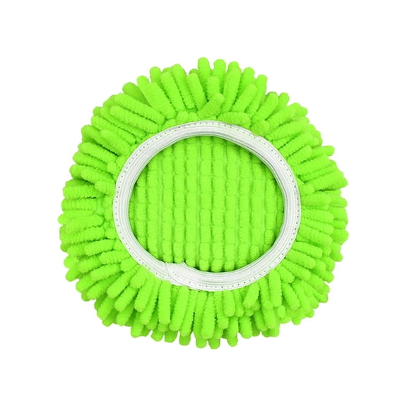 SHJHENG Spin Mop Replacement Head – Chenille Microfiber Mop Pad with 360° Rotation, Washable Dusting Cloth Cover for Ceilings, Walls, and Floors