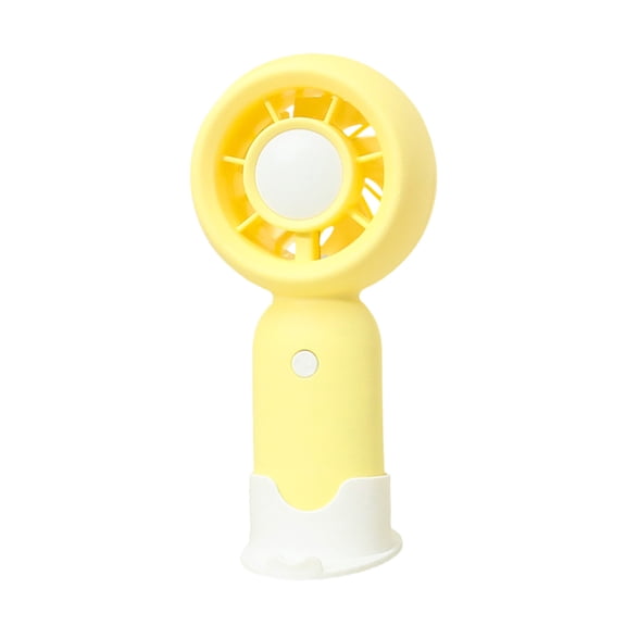 SHJHENG USB Rechargeable Handheld Fan, Compact Mini Personal Cooling Fan, Portable Desk Fan with Stand for Summer, Outdoor & Daily Use