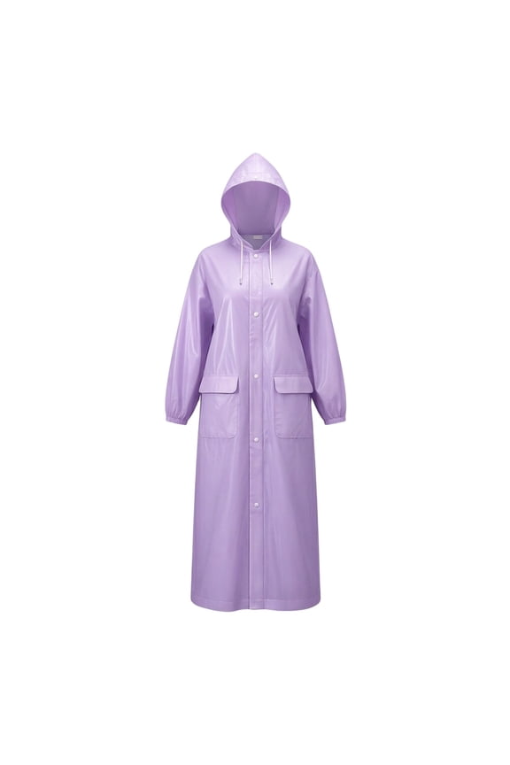 Unisex Adult RaincoatFull Body Heavy Rain ProtectionRain Jacket Waterproof Windproof Breathable Hooded Rain For Outdoor Cycling Camping