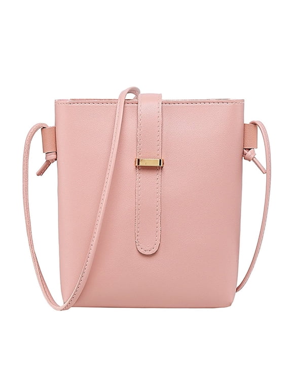 Women’s Mini Crossbody Bag - Small PU Leather Shoulder Purse with Adjustable Strap, Cute Bucket Handbag for Mobile Phone, Wallet, and Keys, Everyday Tote for Work, Travel, and Shopping