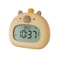 thumbnail image 1 of SHKL Wholesale Cute Capybara Alarm Digital Clock Timer Night Light Wake up Rechargeable Adjustable Brightness Animal Shaped Gift, 1 of 5