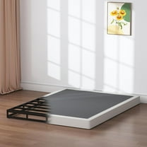 SHLAND Queen Box Spring, 5" Low Profile Heavy Duty Metal Mattress Foundation with Fabric Cover