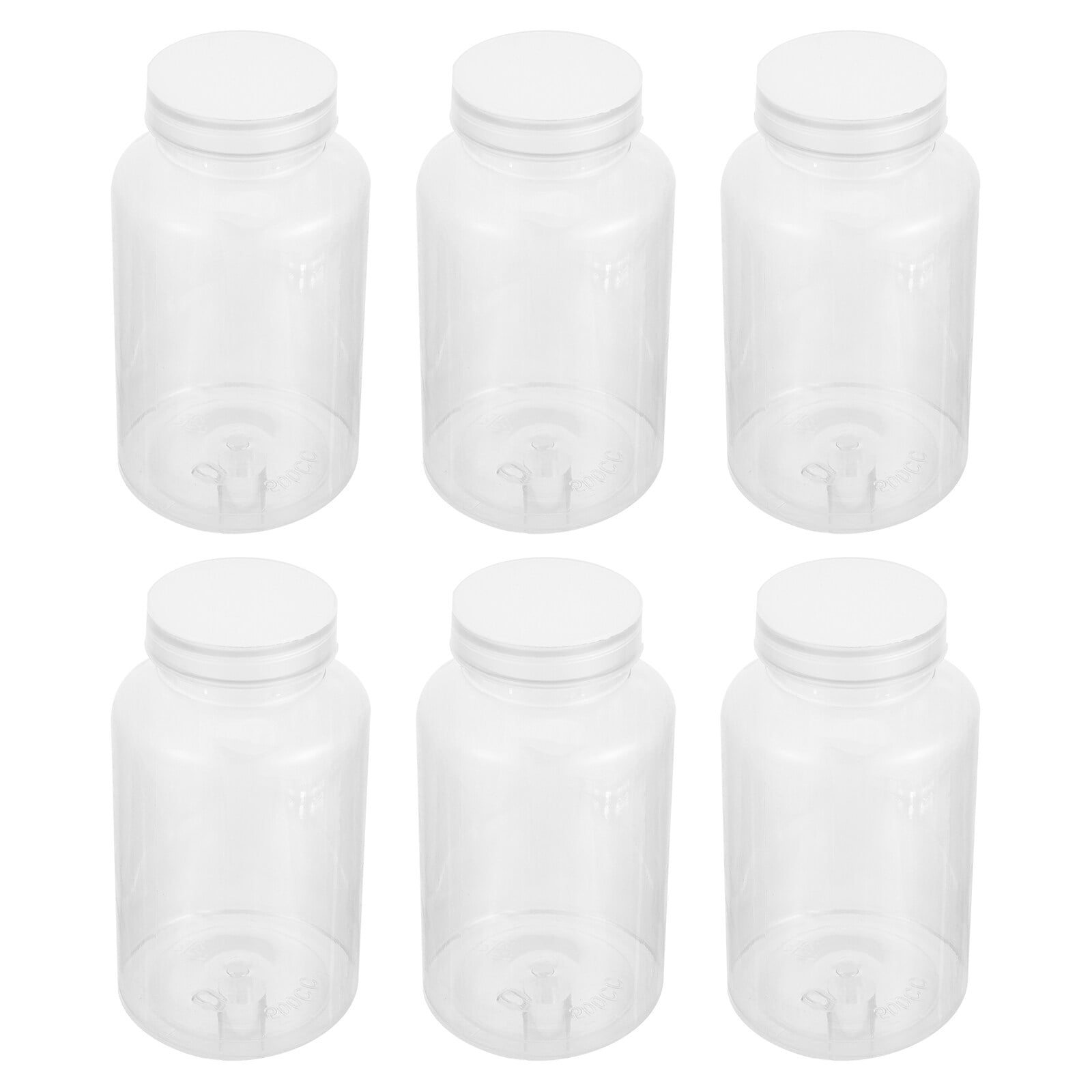 SHLT Mall Plastic Sample Bottles 16oz/ 500ml Clear Liquids Storage