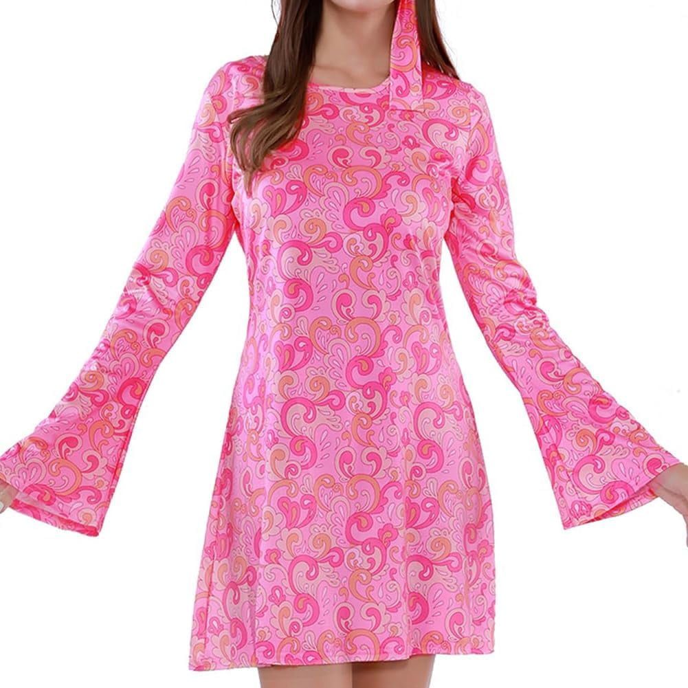 SHM 70s Disco Outfits for Women Hippie Costume for Women Go Go Girl