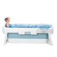 Large Foldable Bathtub for Adult, Freestanding Surround