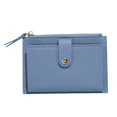 thumbnail image 1 of SHNETY Women Wallet Multi Card Slot Smooth Zipper Faux Leather Small Size Fine Texture Short Wallet for Shopping, 1 of 8