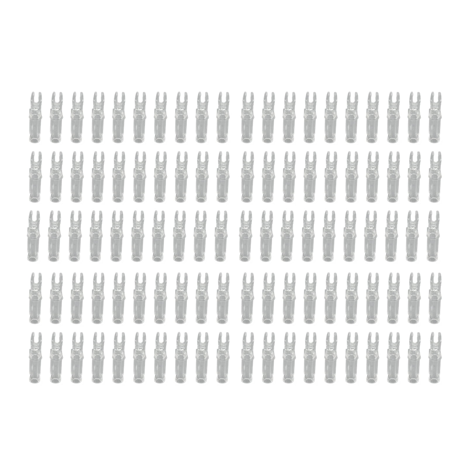 SHNWU 100pcs Archery Arrow Nock Durable Plastic Insert Arrow Nocks