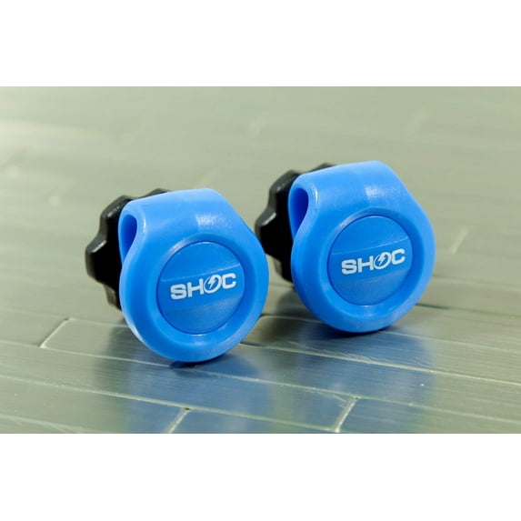 SHOC Viper Visor Clips - Carolina Blue