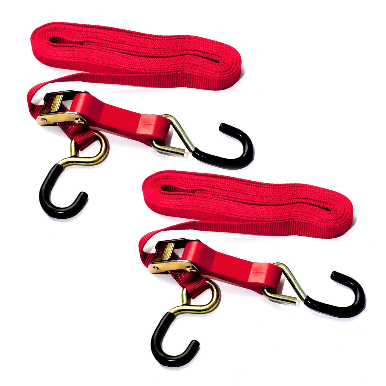 SHOCK STRAP Cam Buckle TieDown 6' 500 lbs Red 332814
