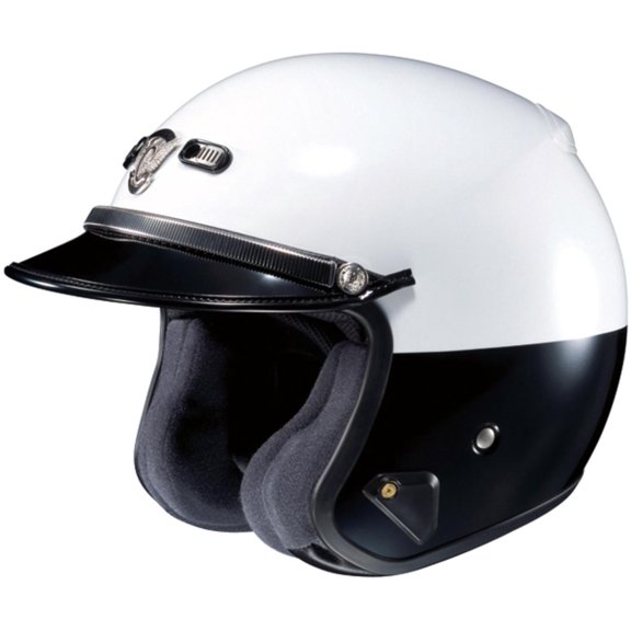 SHOEI RJ Platinum LE Open-Face Helmet Lo-Rise Black, White S #231477