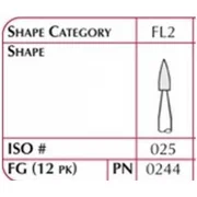 SHOFU - FG Dura-White Flame Fl2 12pk -#0244