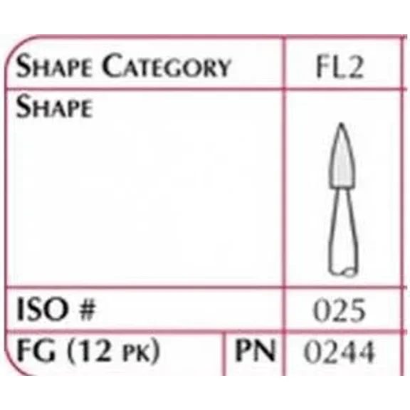 SHOFU - FG Dura-White Flame Fl2 12pk -#0244
