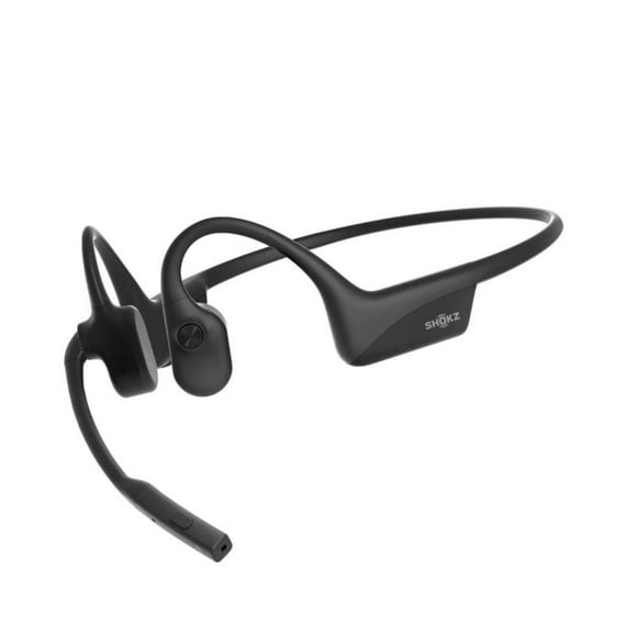Shokz Technology C120-AN-BK-US OpenComm 2 Bone Conduction Open-Ear Wireless Headphones for 2025 Upgrade - Black